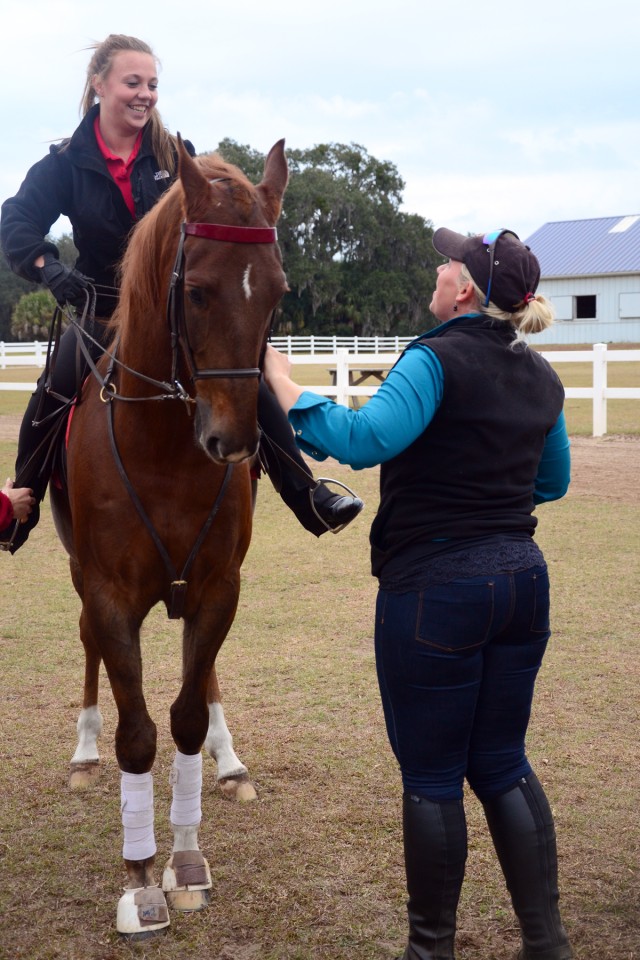 Horse trainer and Army wife; one woman's perfect balance