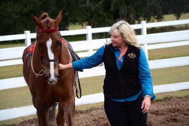 Horse trainer and Army wife; one woman's perfect balance