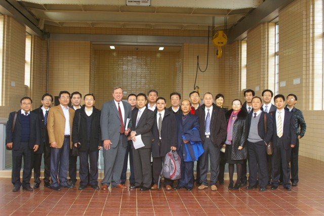 Chinese delegation at Washington Aqueduct