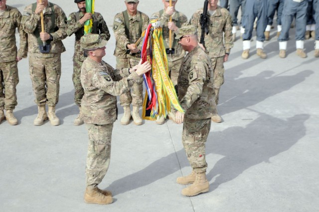 Bastogne brigade replaces Mountain Warrior at FOB Fenty