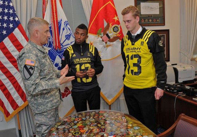 SMA Greets Army All-American Bowl Players