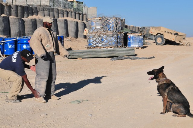 Canines keep soldiers safe, smiling