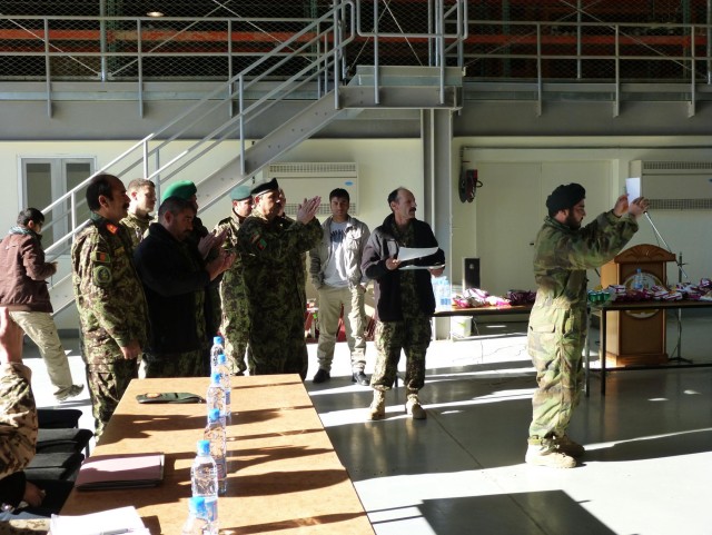 Afghan National Army and Afghan National Police join forces to learn critical skill