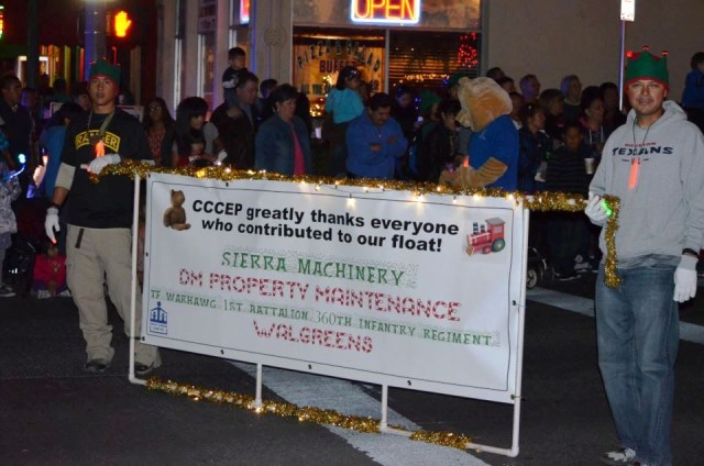 Task Force Warhawg supports Celebration of Lights parade