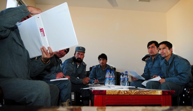 Afghan police enhance district-level logistics in Uruzgan