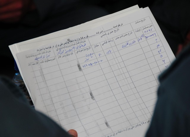 Afghan police enhance district-level logistics in Uruzgan