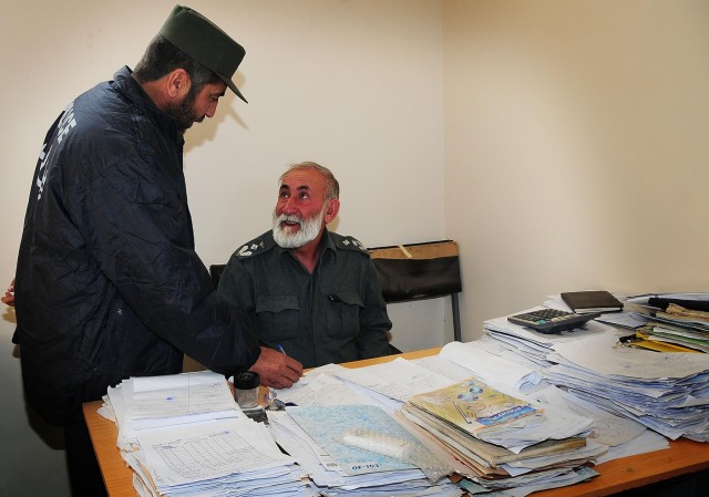 Afghan police enhance district-level logistics in Uruzgan