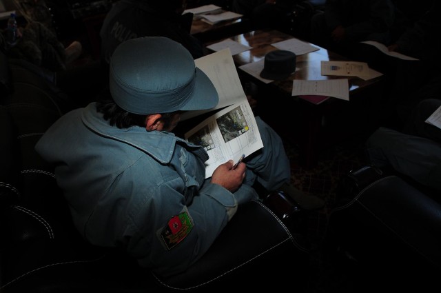 Afghan police enhance district-level logistics in Uruzgan