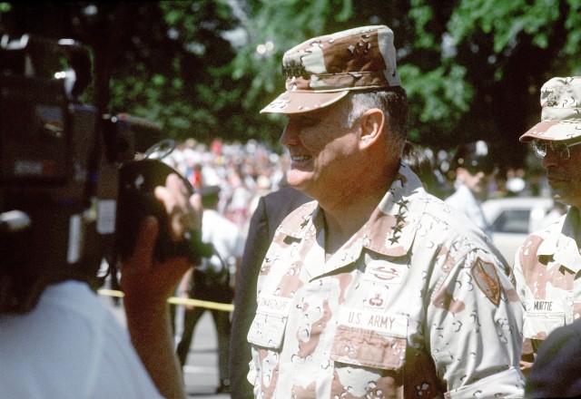 Gen. H. Norman Schwarzkopf, commander in chief, U.S. Central Command,