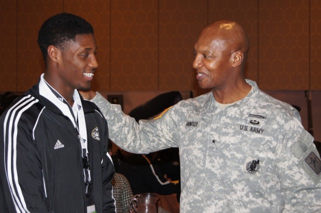 BG Huntley and East WR James Quick