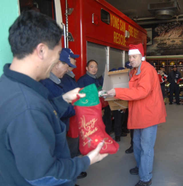 First responders receive care, holiday cheer