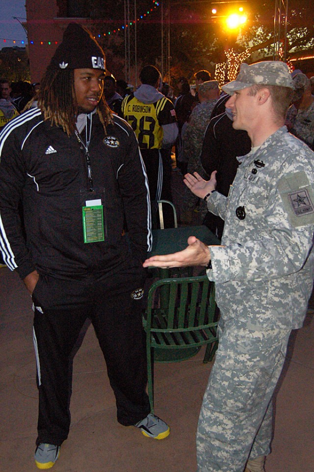 Soldiers mentor All-American players