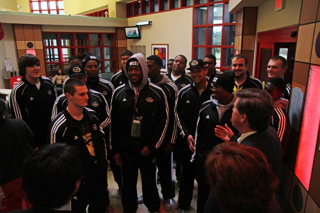 All-American Athletes Inspire children
