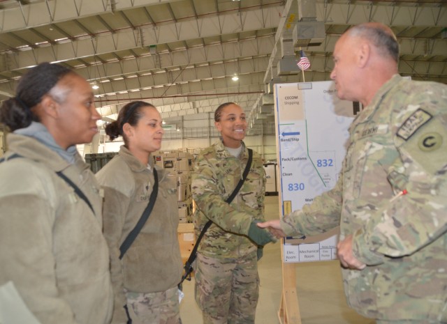 401st AFSB briefs USFOR-A and 1st TSC leadership on missions