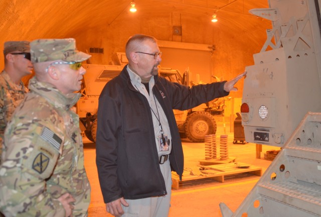 401st AFSB briefs USFOR-A and 1st TSC leadership on missions