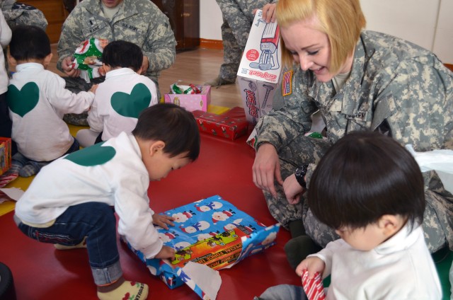 Children of Jacob's House Orphanage Open Presents