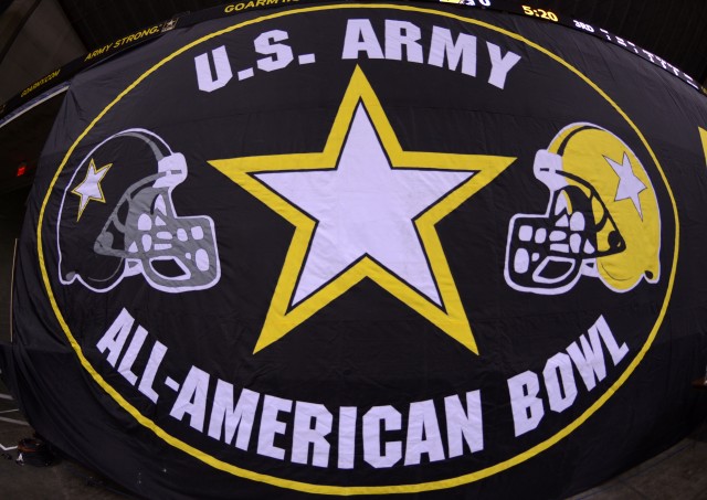 All-American Bowl banner at Alamodome