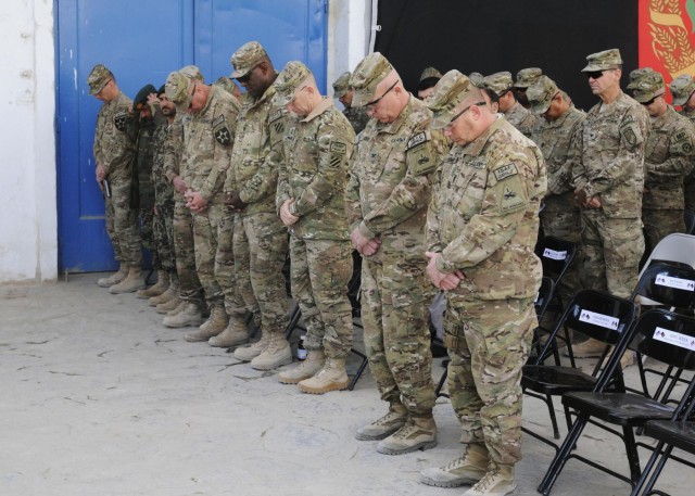 Combined Team Ready First uncases colors in Afghanistan