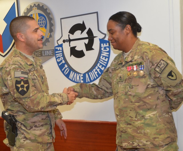 SFC Bolden awarded Bronze Star Medal