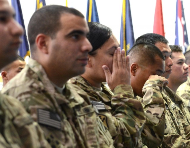 Thirty one deployed servicemembers earn US citizenship at Bagram Air Field