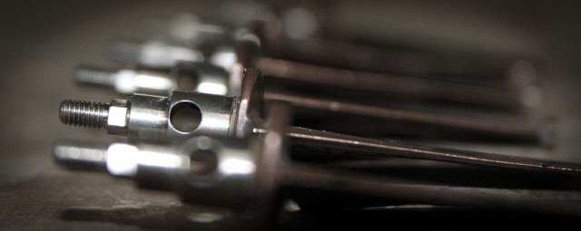 Inlet guide vanes go into a helicopter's T700 engine.