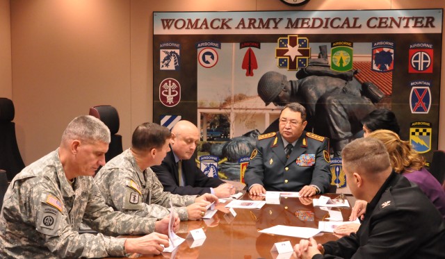 Kazakhstan military delegation visits FORSCOM, Fort Bragg