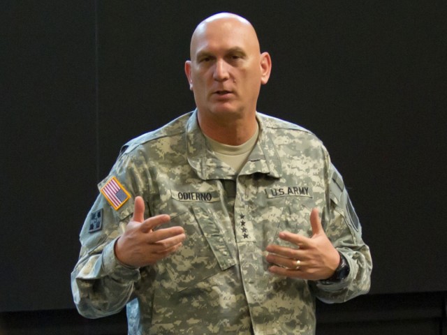 Odierno visits frontline troops in South Korea
