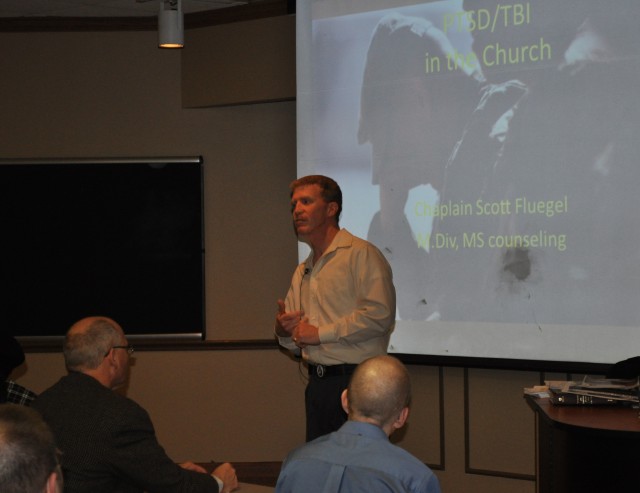 Chaplain speaks on Post-Traumatic Stress Disorder