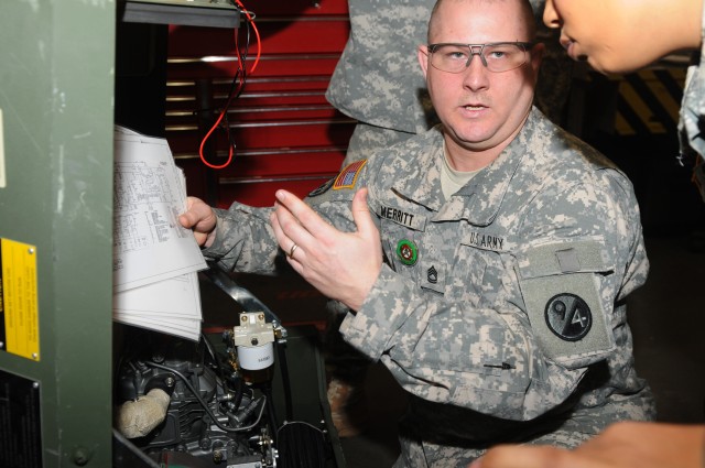 Powering up the students at Regional Training Site-Maintenance Fort Indiantown Gap