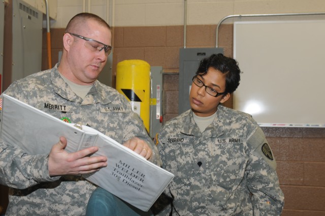 Powering up the students at Regional Training Site-Maintenance Fort Indiantown Gap