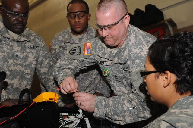 Powering up the students at Regional Training Site-Maintenance Fort Indiantown Gap