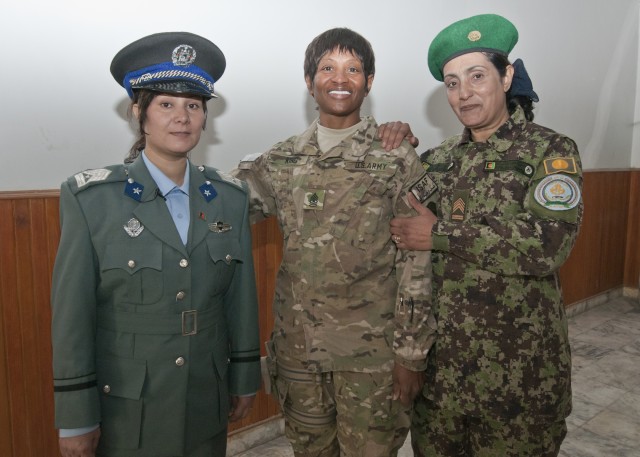 Afghan academy graduates first female sergeants major