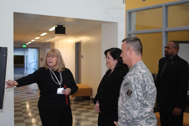 Top Army environment official visits Fort Huachuca, tours net-zero school