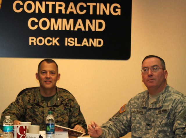 Maj. Gen. Ruark visits ACC-RI 