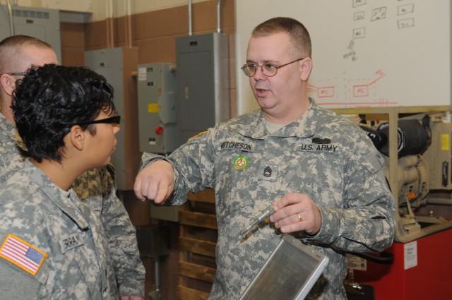 Powering up the students at Regional Training Site-Maintenance Fort Indiantown Gap