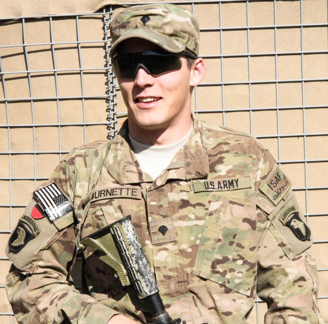 Soldier maintains path dispite adversity