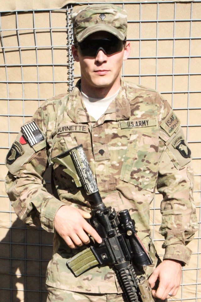 Soldier maintains path dispite adversity
