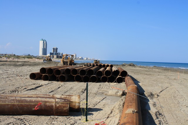 USACE Galveston District completes beach renourishment project at South Padre Island, Texas
