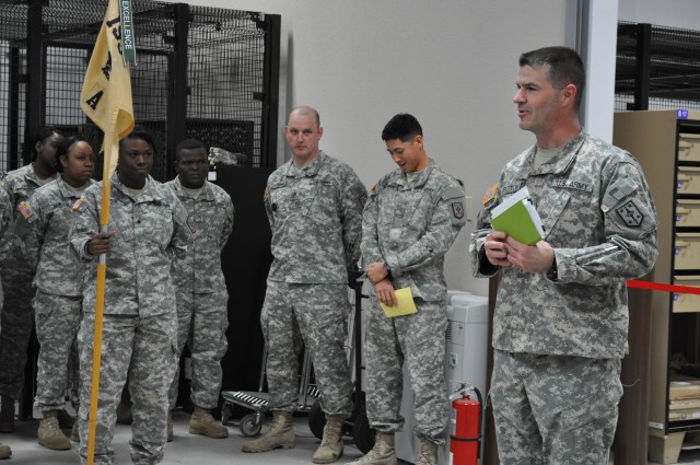 193rd BSB commander speaks of new supply warehouse