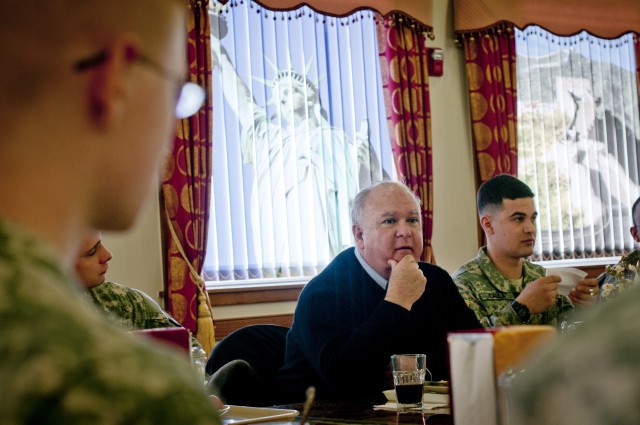 Army Under Secretary discusses the future of the Army with Soldiers in Korea