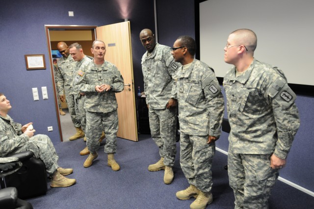 USAREUR Command Sergeant Major recognizes Soldiers for their hard work