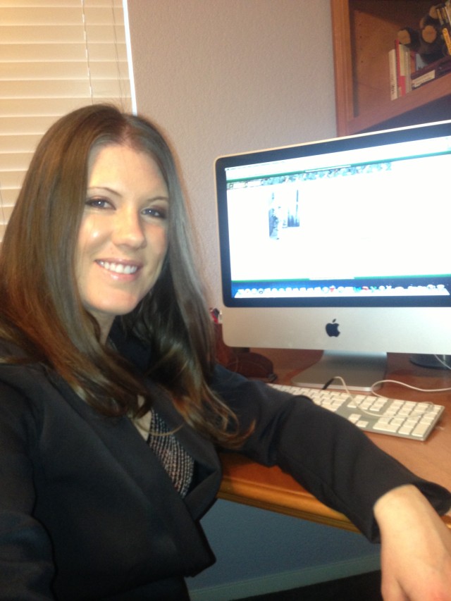 Katie Ferencik at work