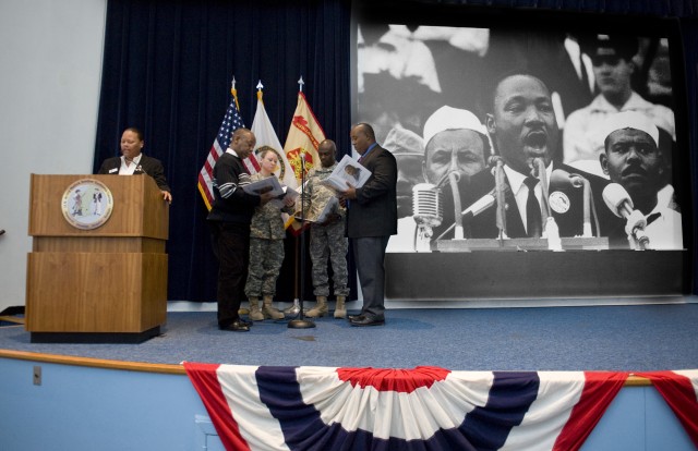 'I Have a Dream' speech re-enacted during Natick celebration