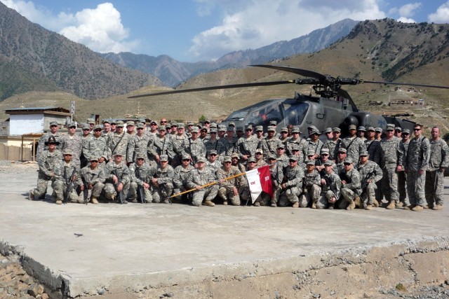 B Troop, 3-61 Cavalry Regiment after the Battle at Combat Outpost Keating