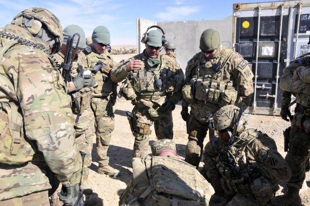 The First and Last Assistance Team for the Qalat Reserve Kandak
