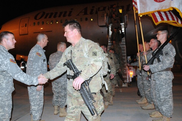 Pennsylvania Army Reserve Soldiers return from Afghan deployment