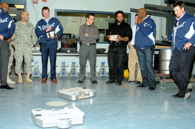 Detroit Tigers visit Detroit Arsenal