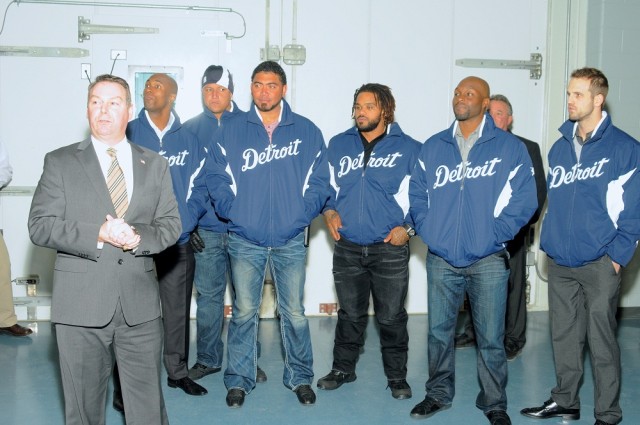 Detroit Tigers visit Detroit Arsenal