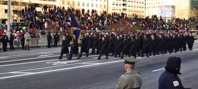 Reserve Soldiers march in inaugural parade, cherish memorable experience