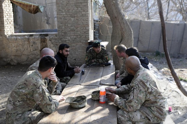 Afghan troops train on D-30 Howitzer